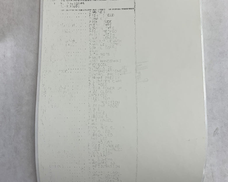 Zebra 105SL 10500-2001-2000 203DPI Thermal Label Printer LP/TLP - Bad Print Head