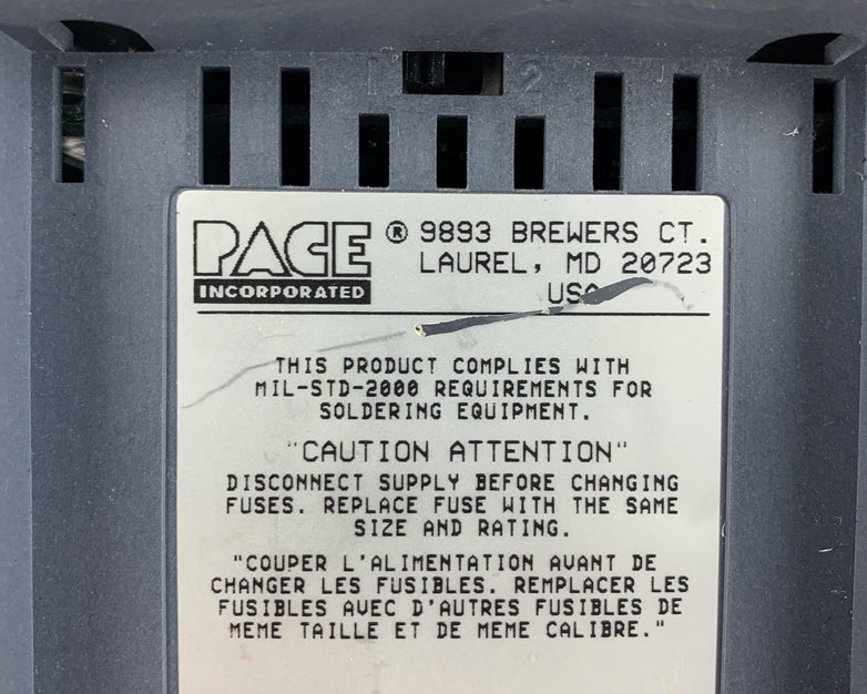 Pace PPS15 SensaTemp Soldering Station Powers On