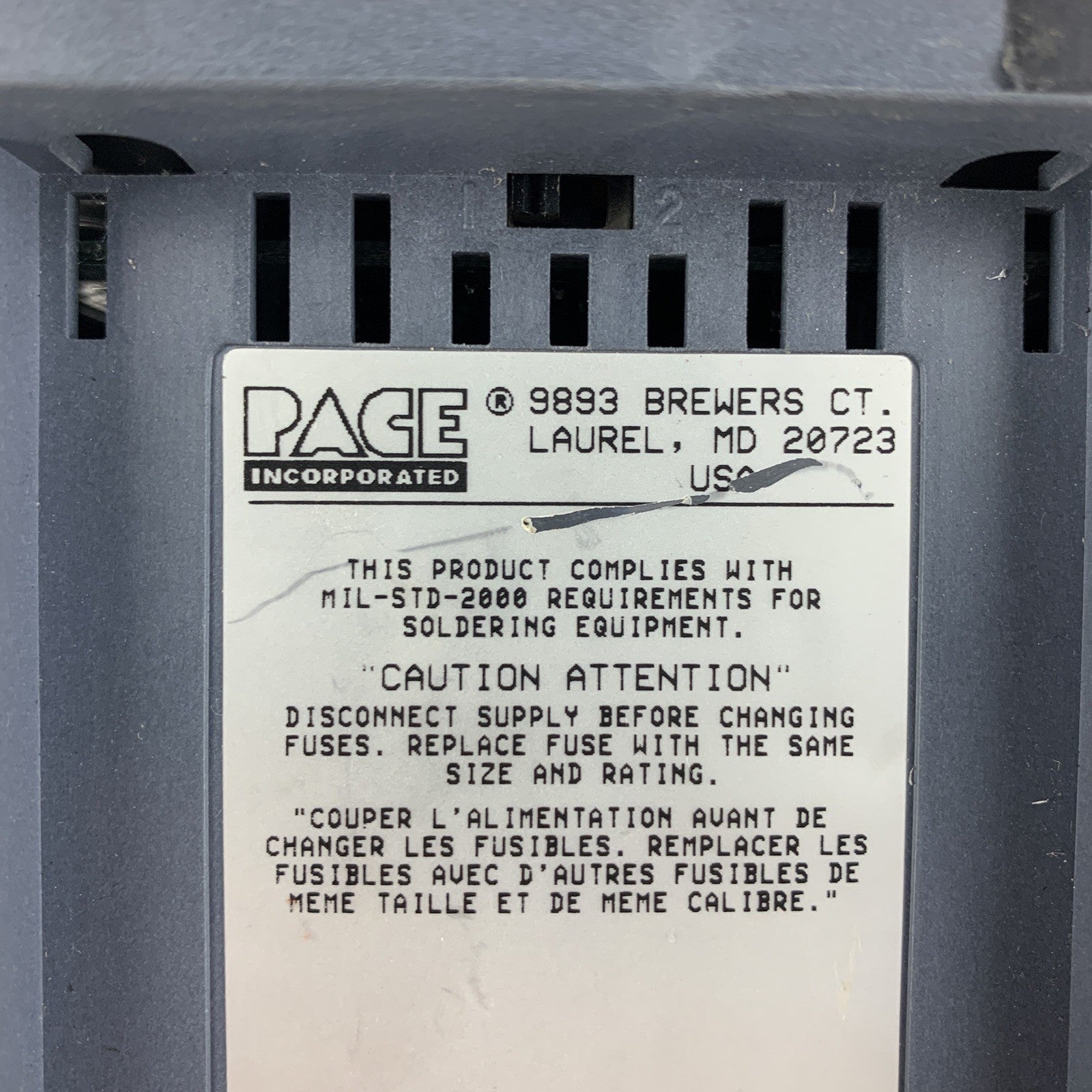 Pace PPS15 SensaTemp Soldering Station Powers On