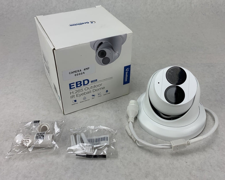 GeoVision GV-EBD4704 H.265 Outdoor IR Eyeball Dome Camera - Tested