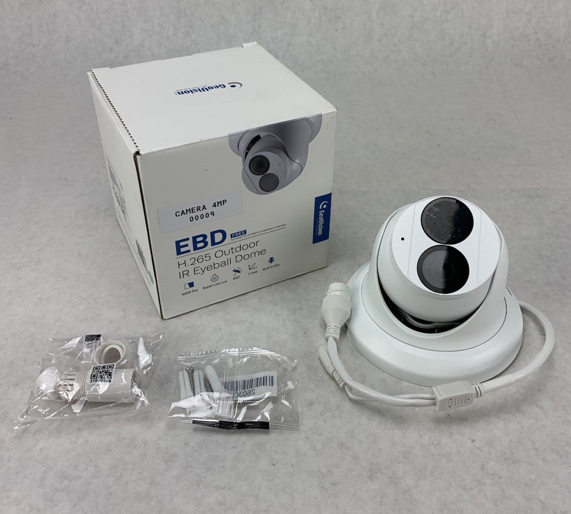 GeoVision GV-EBD4704 H.265 Outdoor IR Eyeball Dome Camera - Tested0