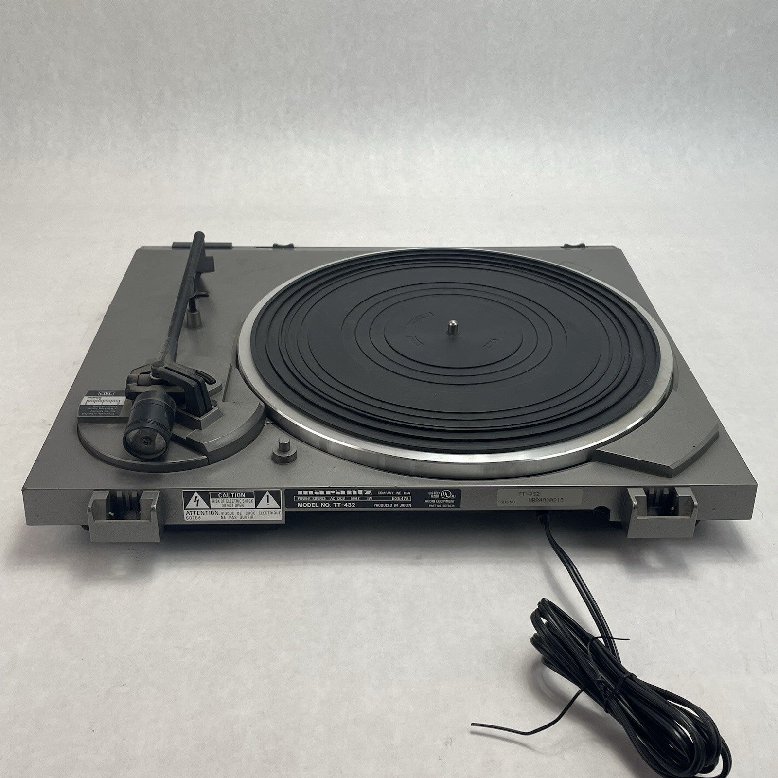 Marantz TT-432 Turntable Broken Arm For Parts9