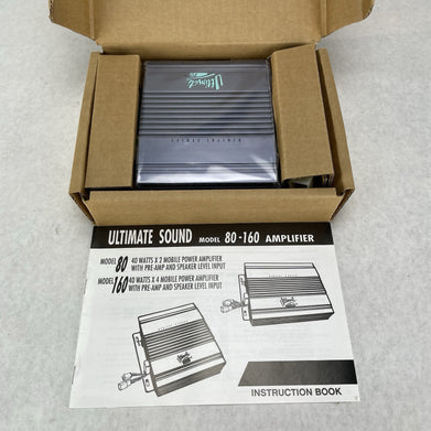 Ultimate California Model 80 Amplifier 80 Watts 2 Way