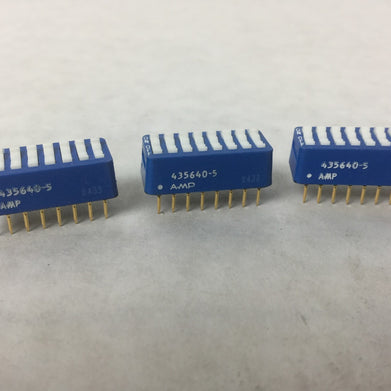 AMP 435640-5 Rocker Switch, Lot of 3, NEW