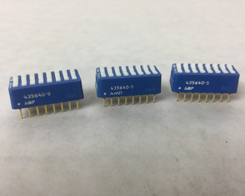 AMP 435640-5 Rocker Switch, Lot of 3, NEW