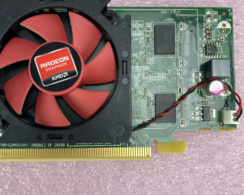 Lot( 2 ) Dell 0NFXD5 1GB AMD Radeon HD 6450 DisplayPort DVI PCle Low Profile