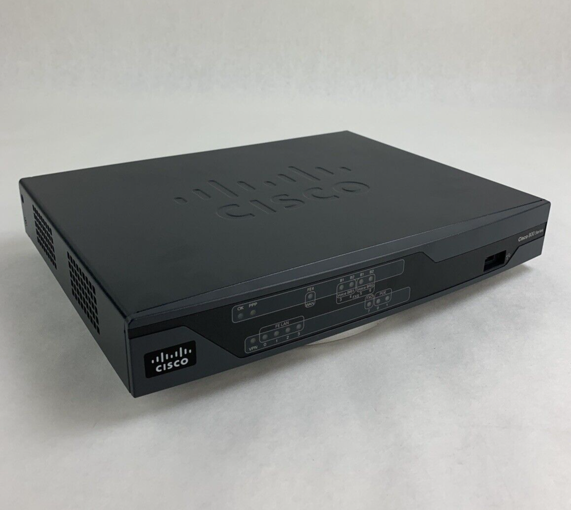 Cisco C881-V-K9 Ethernet Security Router with PSU Box Opened