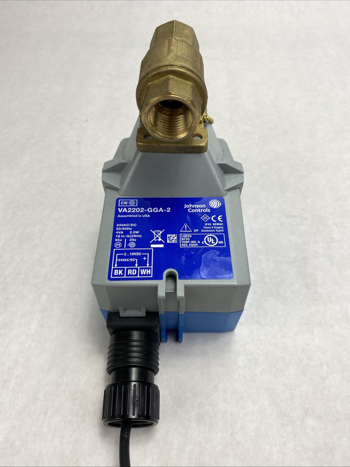 Johnson Controls VG1241AE + 22TGGA 1/2" 2W Ball Valve11