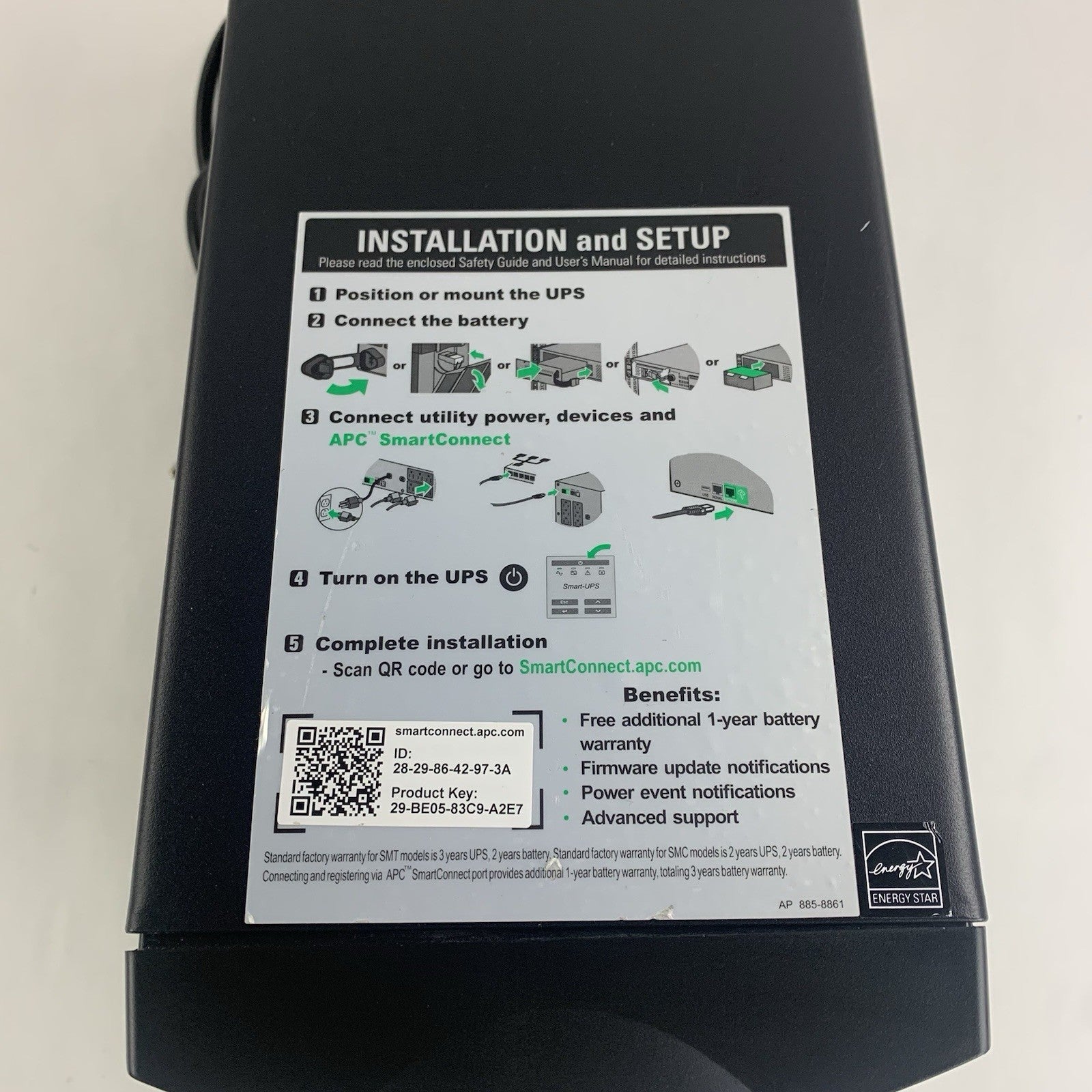 APC SMT1500C UPS 1500VA 120V Uninterruptible Power Supply Tested  No Batteries2