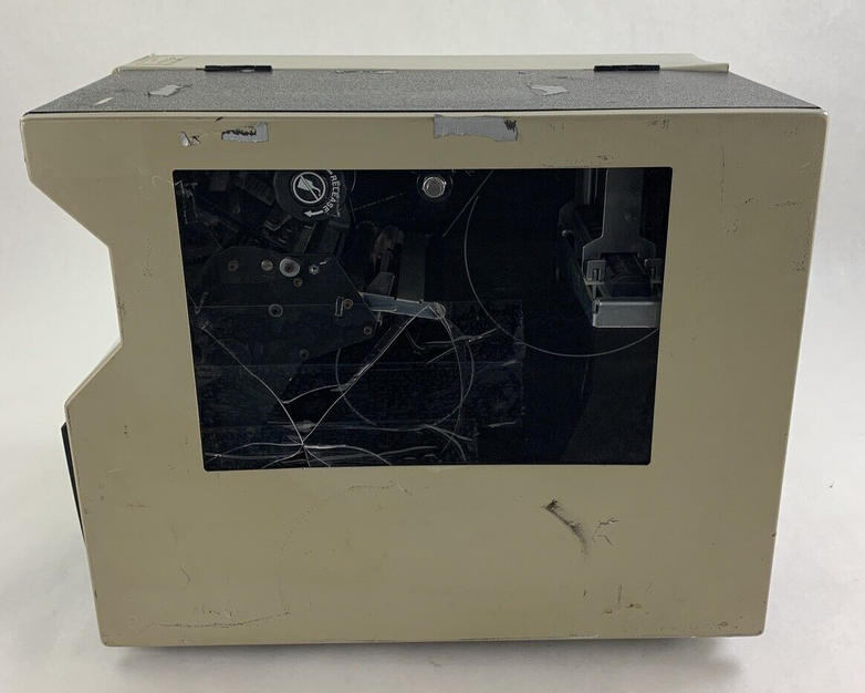 Zebra 140Xi III Label Thermal Printer 200 DPi Serial and Network Cracked Side