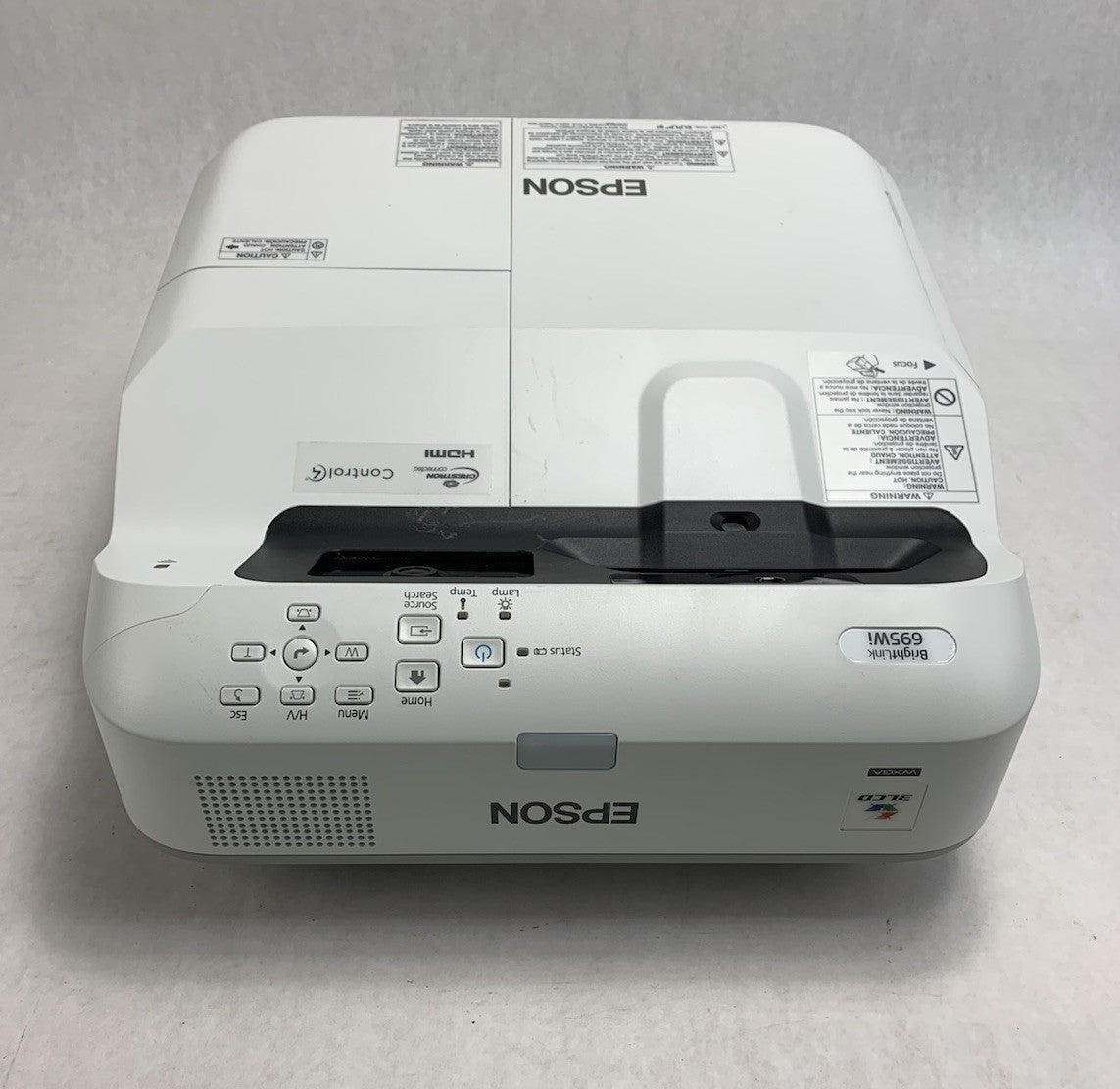 Epson PowerLite 695Wi H740A LCD Lamp Projector 212 Lamp Hours - No Remote3