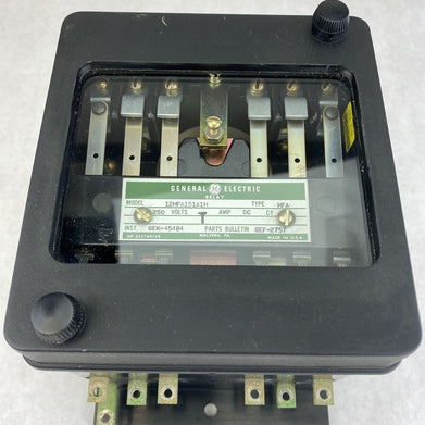 GE 12HFA151A1H Type HFA 250VDC 5.5x6x6" wall mount auxiliary relay