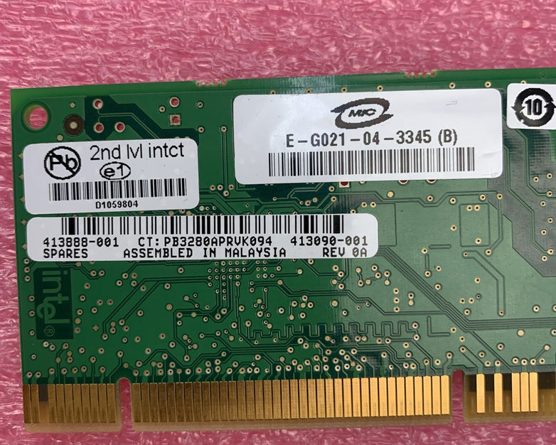 Intel PRO/1000 GT Desktop Adapter Network Interface Card PWLA8391GT - Lot of 4
