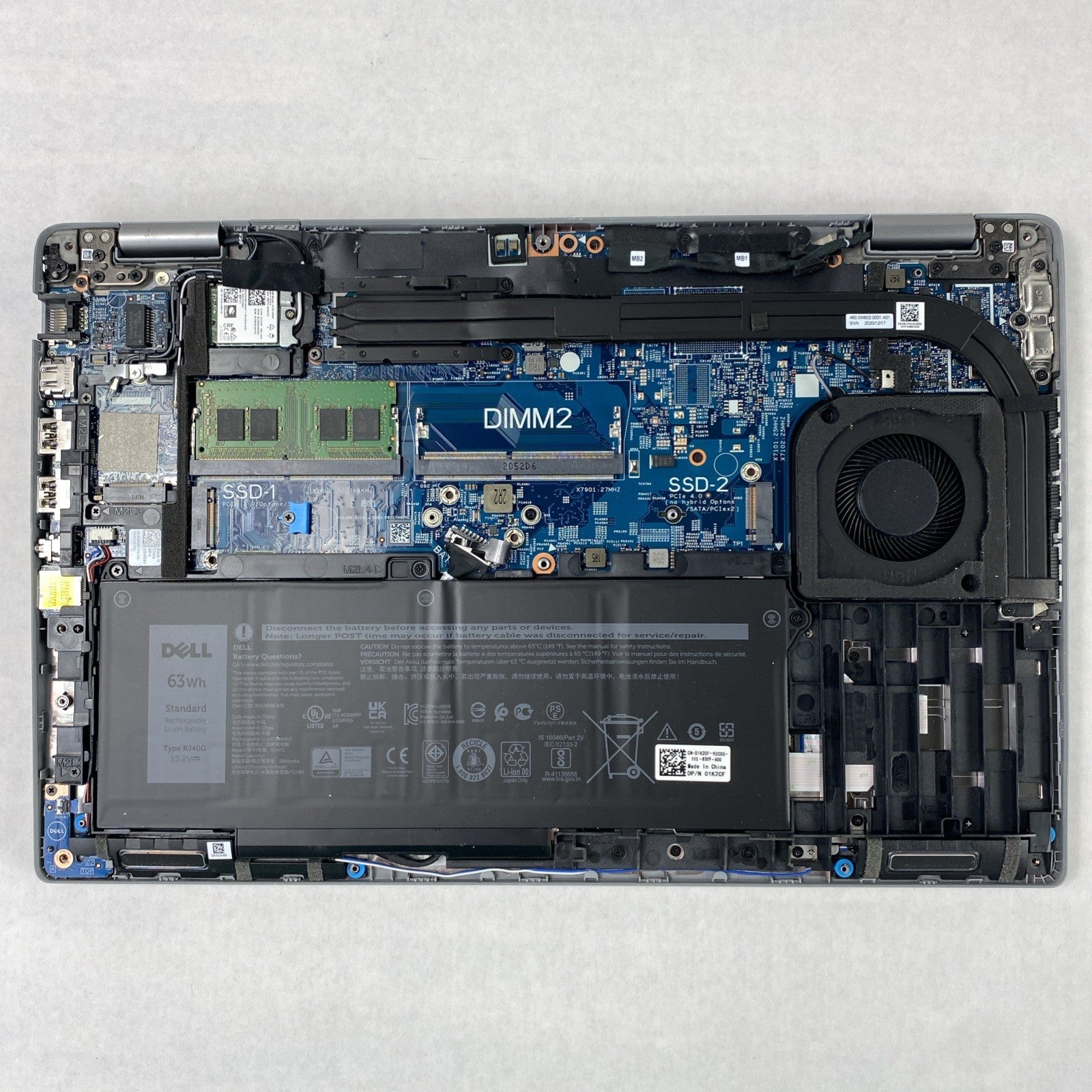 Dell Latitude 5520 Intel Core i5-1145G7 2.60 GHz 16 GB RAM 15.6" No SSD No OS