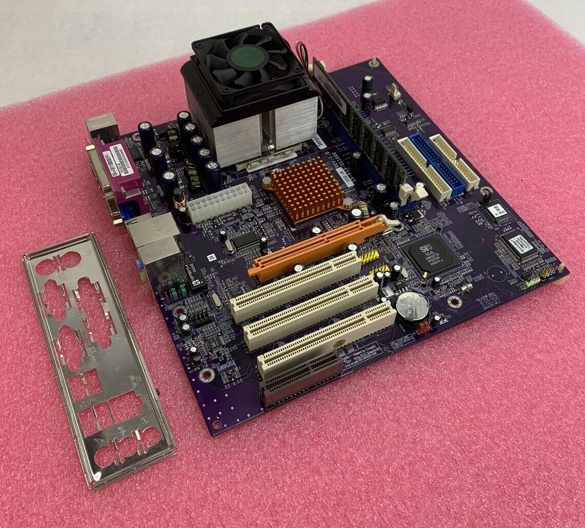 SIS-741 Motherboard AMD Sempron 1GHz 512MB RAM w/Shield