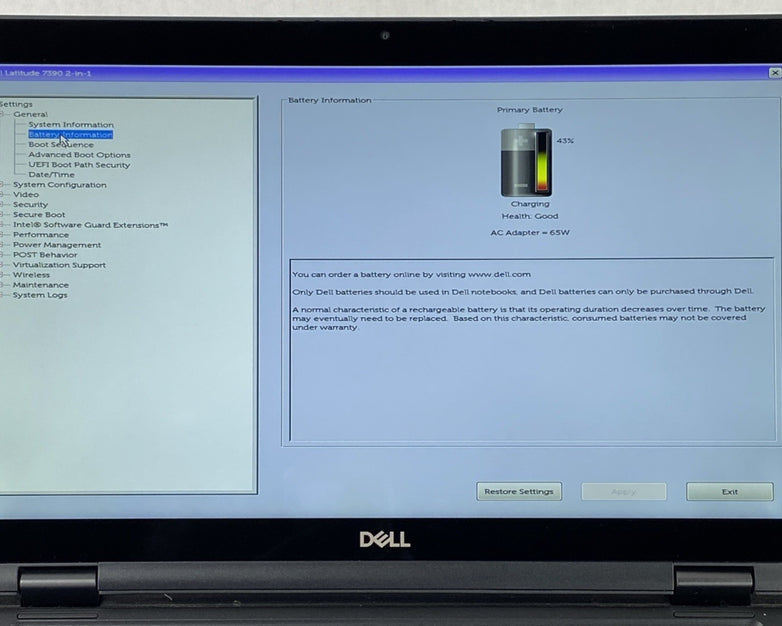 Dell Latitude 7390 2 in 1 13.3" Touch i5-8250U 1.60 GHz 8 GB RAM No HDD No OS