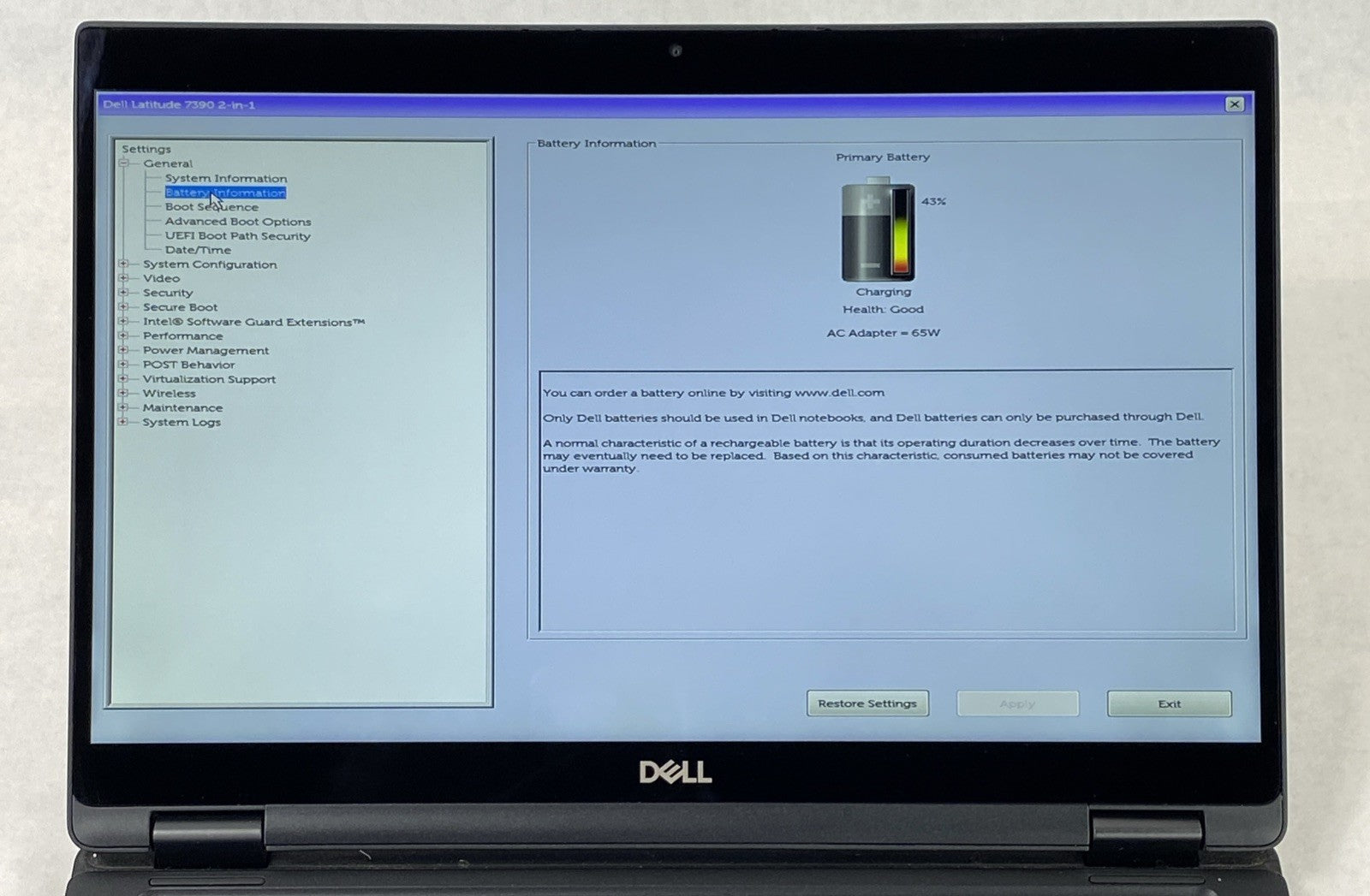 Dell Latitude 7390 2 in 1 13.3" Touch i5-8250U 1.60 GHz 8 GB RAM No HDD No OS