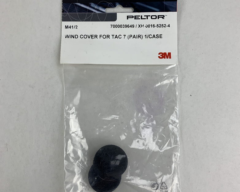 3M Peltor 341/2 XH-0016-5252-4 Wind Cover For Tac 7 Pair 700039649