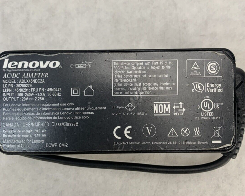 Lot of 4 Lenovo ADLX45NDC2A AC/DC Adapter 20V