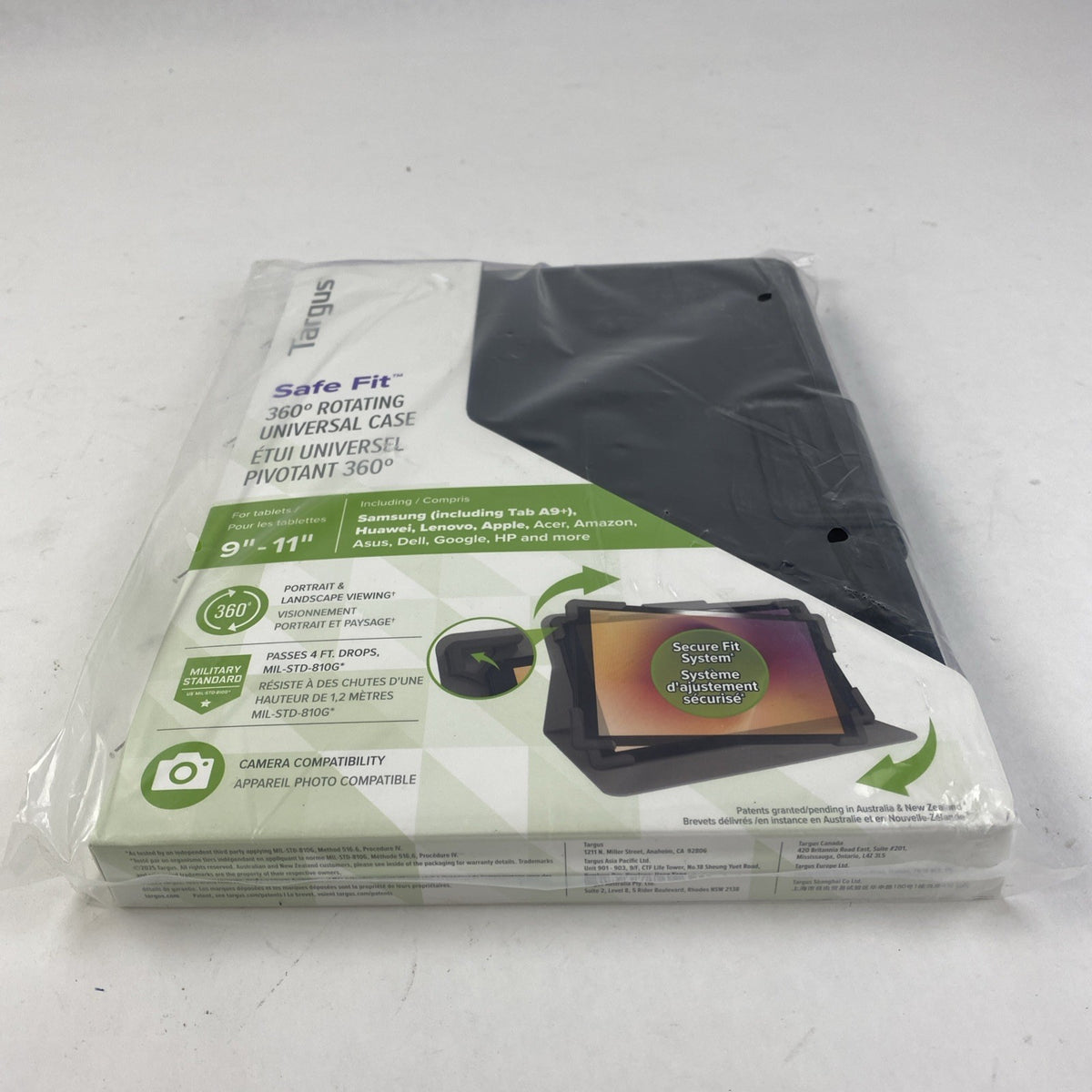 Targus Safe Fit 9"-11" 360 Rotating Case - Lot of 3 1