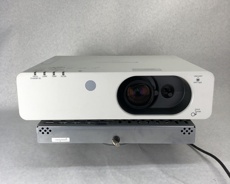 Panasonic PT-FW430U WXGA LCD Projector 2279 Lamp Hours & Peerless Mount Bundle