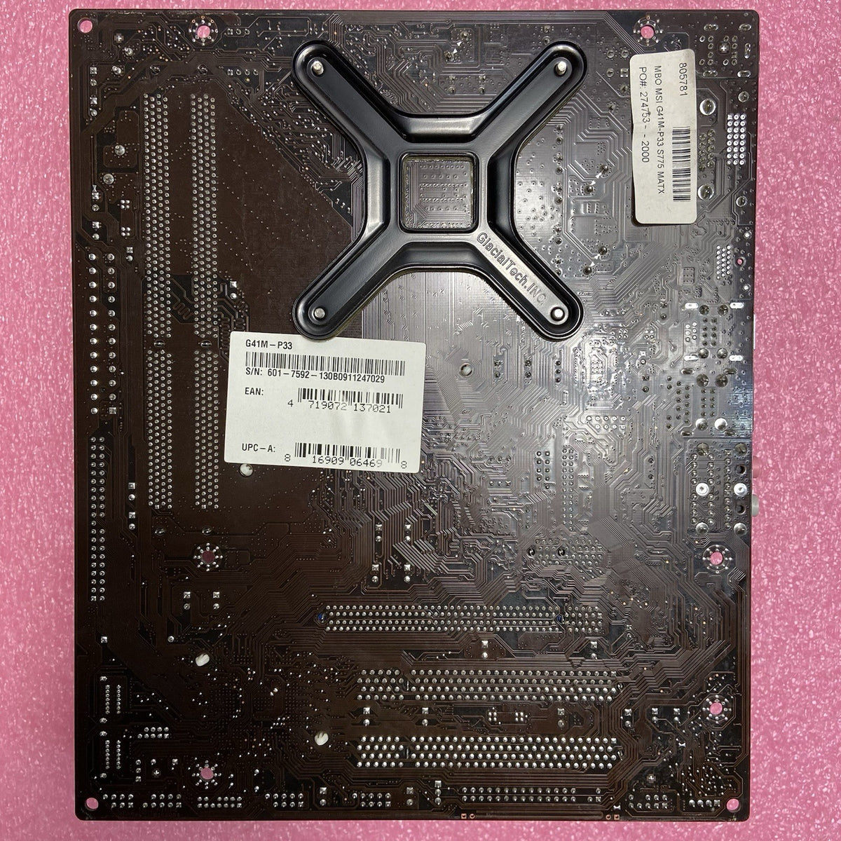 MSI G41M-P33 Motherboard Intel Core 2 Quad Q300 2.5GHz 4GB RAM w/IO Shield7