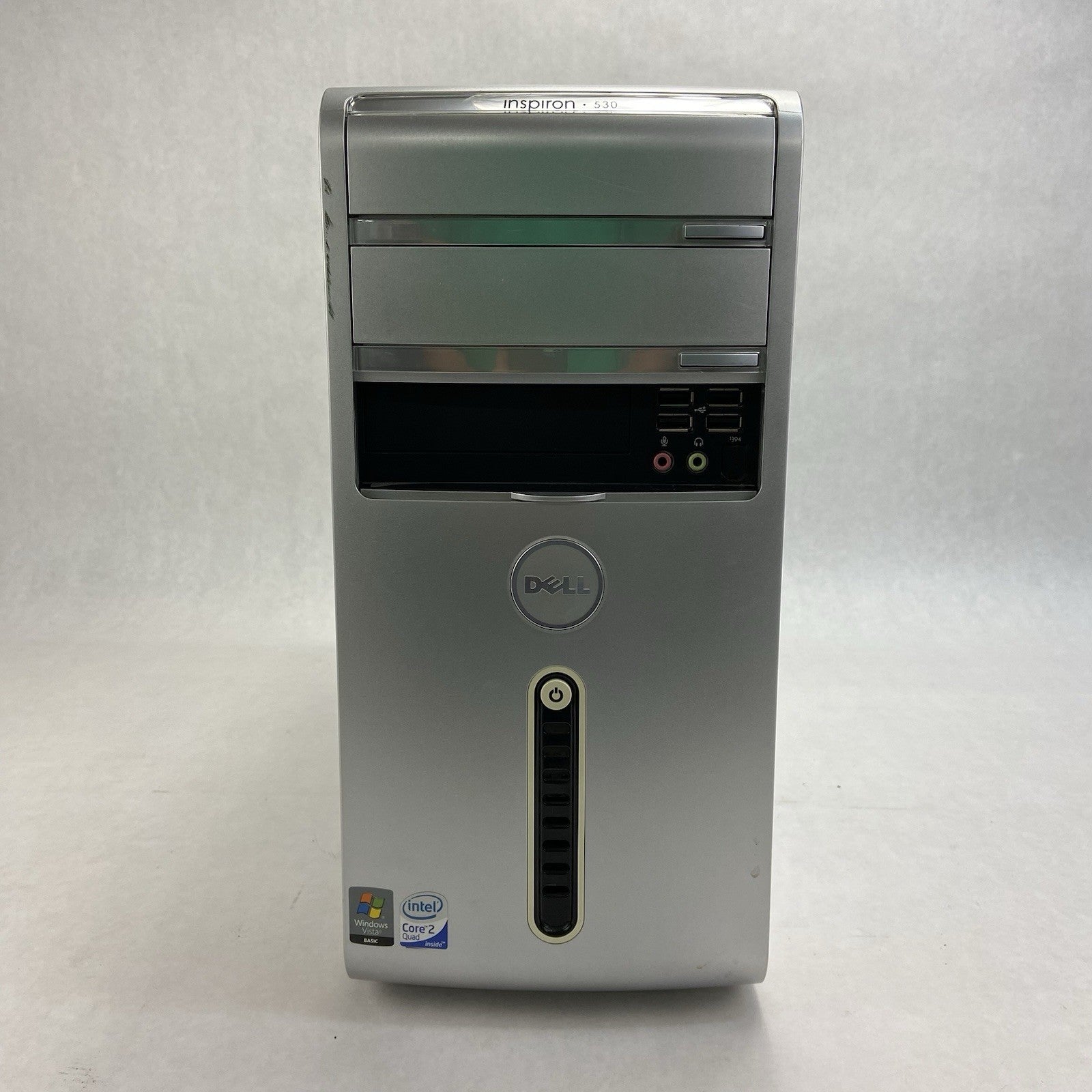 Dell Inspiron 530 MT Intel Core 2 Quad Q6600 2.4GHz 3GB RAM No HDD No OS2