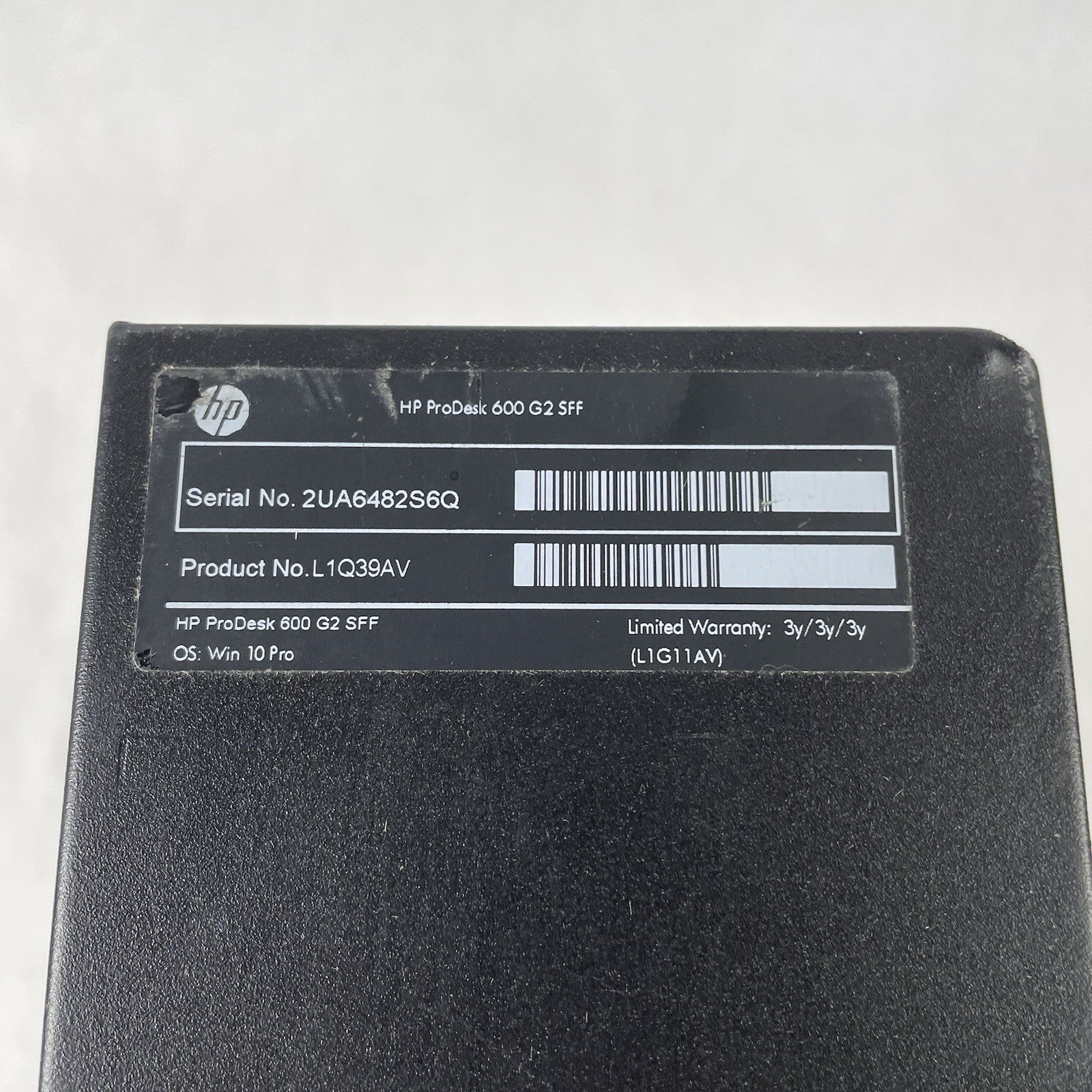 HP ProDesk 600 G2 SFF i5-6500 3.20 GHz 8 GB RAM No HDD/OS - Dented Case3