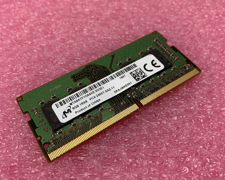 Micron MTA8ATF1G64HZ-2G3E1 PC4-2400T-SA2-11 8GB 1Rx8 Desktop Memory RAM