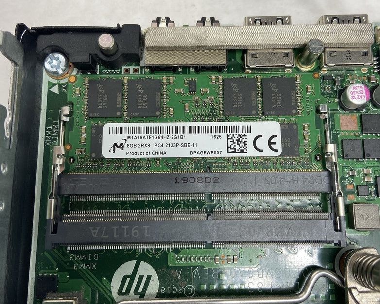 HP EliteDesk 800 G4 Micro Intel Core i5-8600 3.1GHz 8GB RAM No HDDOSAC