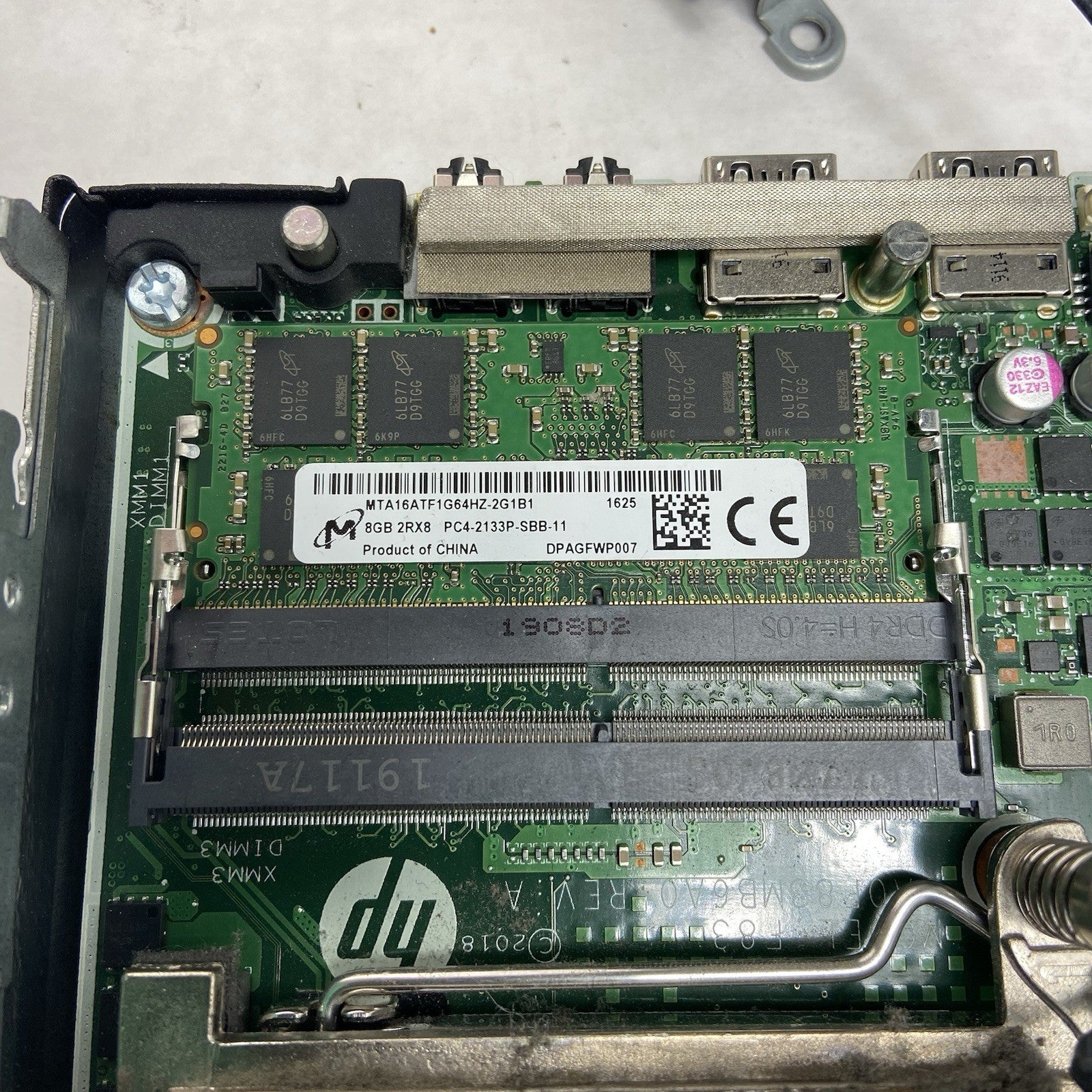 HP EliteDesk 800 G4 Micro Intel Core i5-8600 3.1GHz 8GB RAM No HDDOSAC10