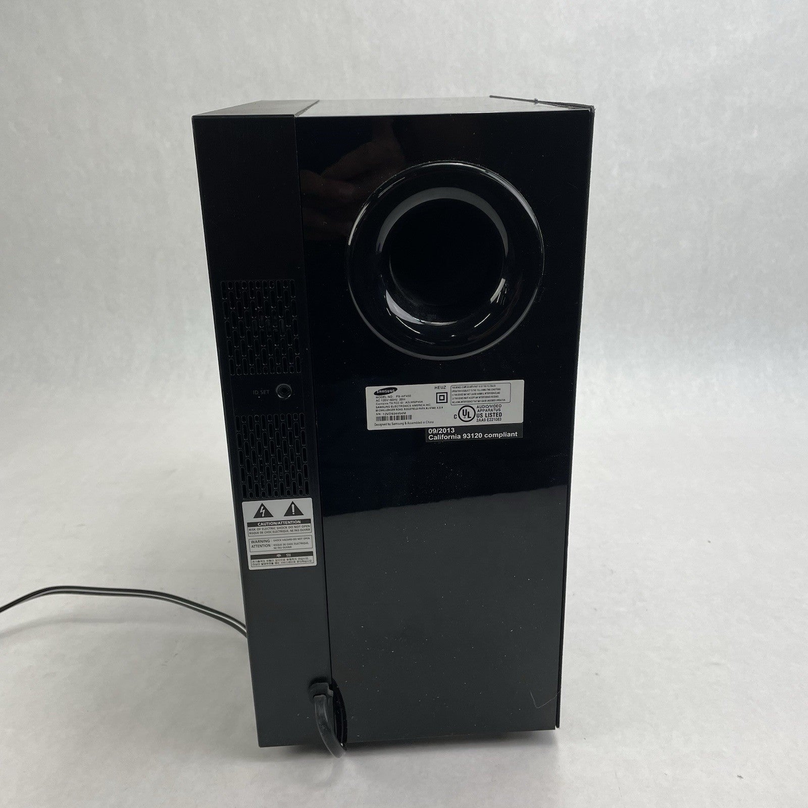 Samsung Subwoofer Model PS-WF450 For Soundbar Untested