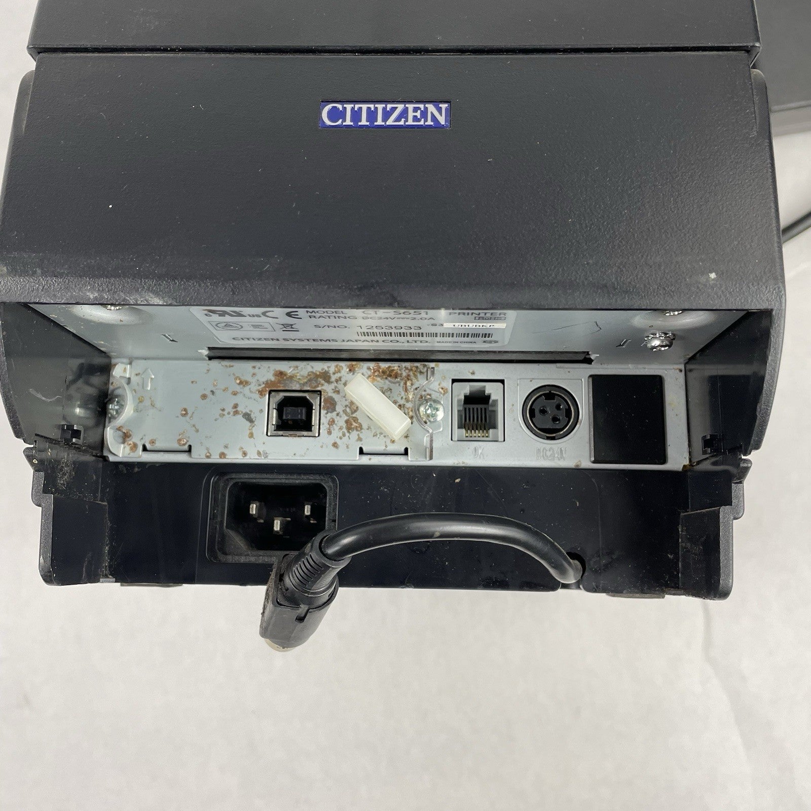 Citizen Systems CT-S651 Thermal Printer Parts or Repair