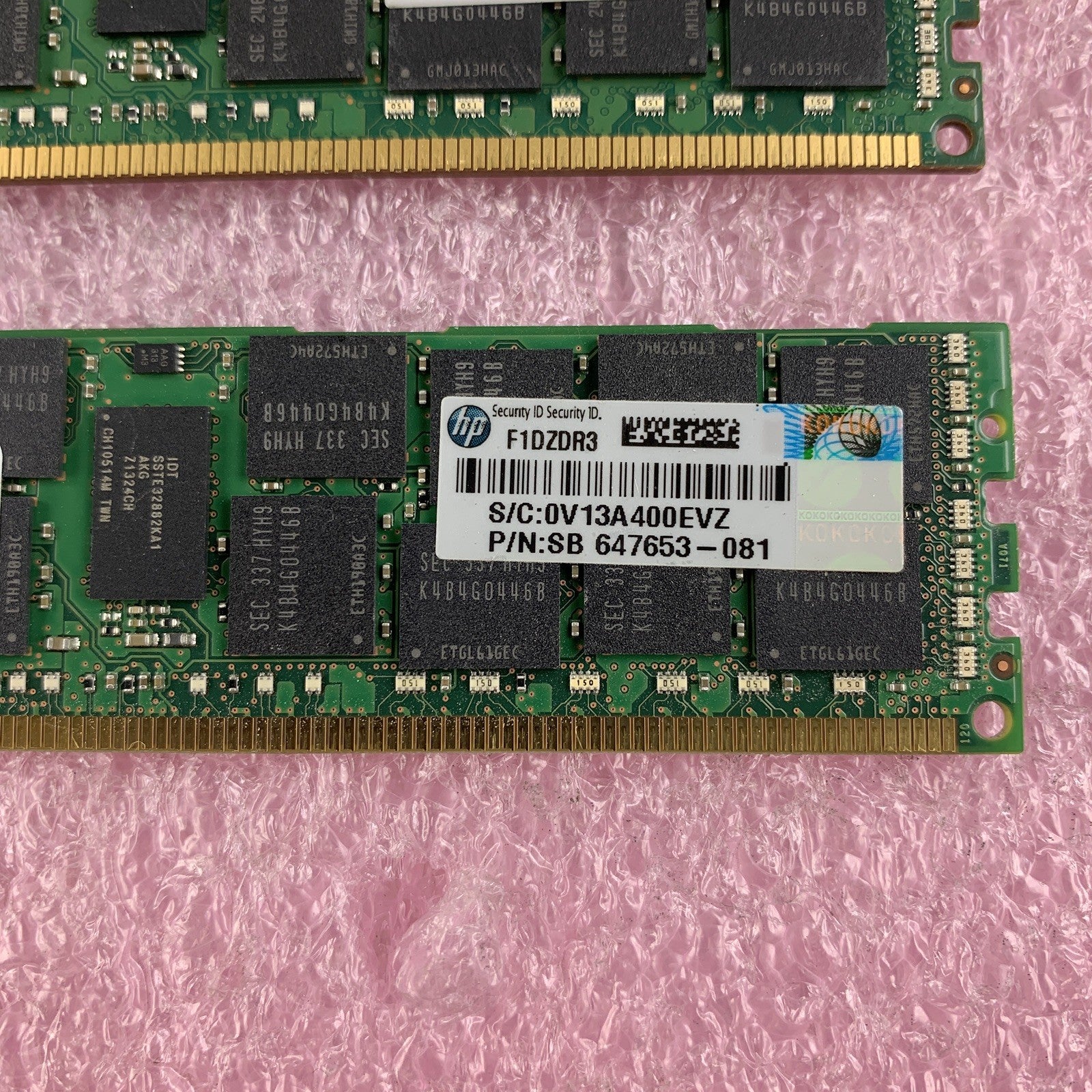 Samsung M393B2G70BH0-YH9Q8 16GB 2RX4 PC3L-10600R Server Ram Lot of 10