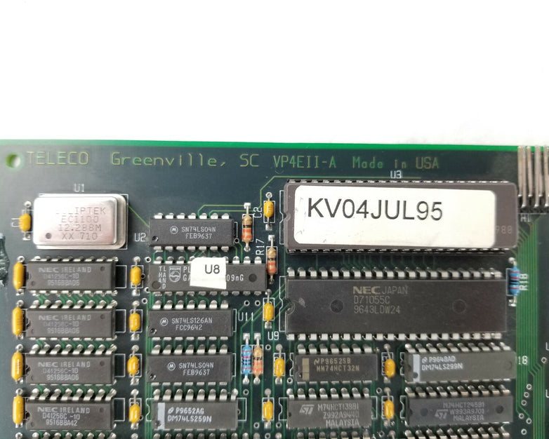 Teleco VP4EII-A MS19UN0036 17841 8-BIT ISA Card