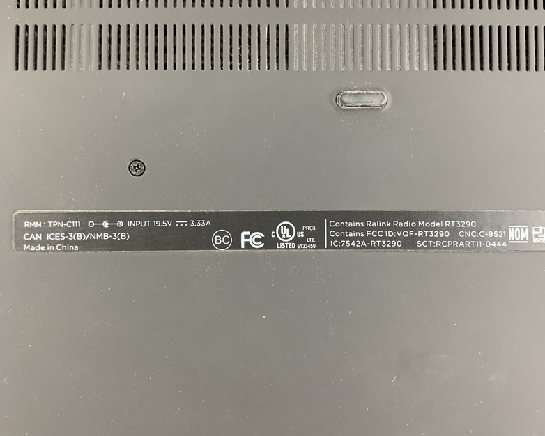HP Envy TS M6 Sleekbook A10-5745M 8 GB Ram No OS No HDD No Batt No AC