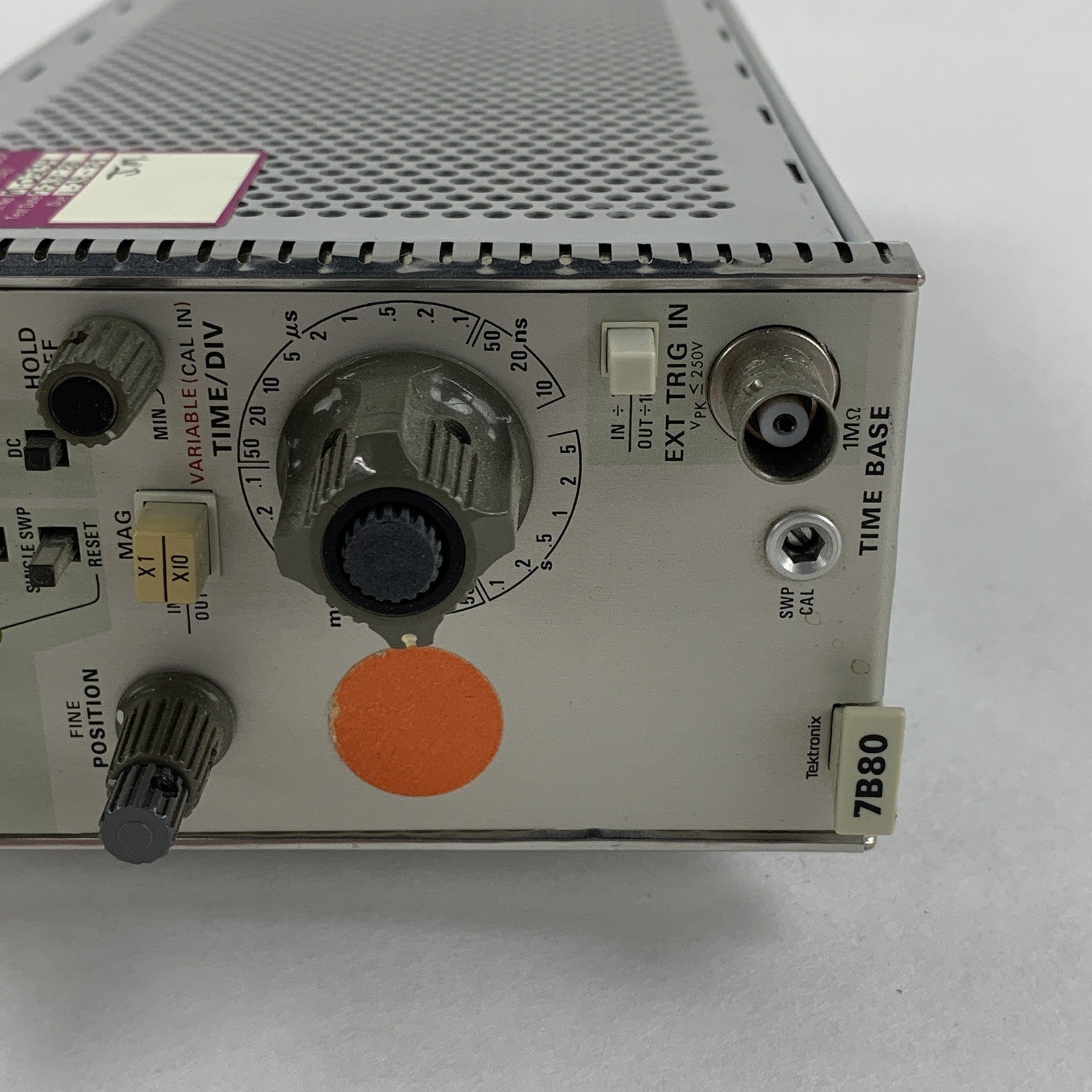 Tektronix 7B80 Oscilloscope Plug-In Time Base Power Tested
