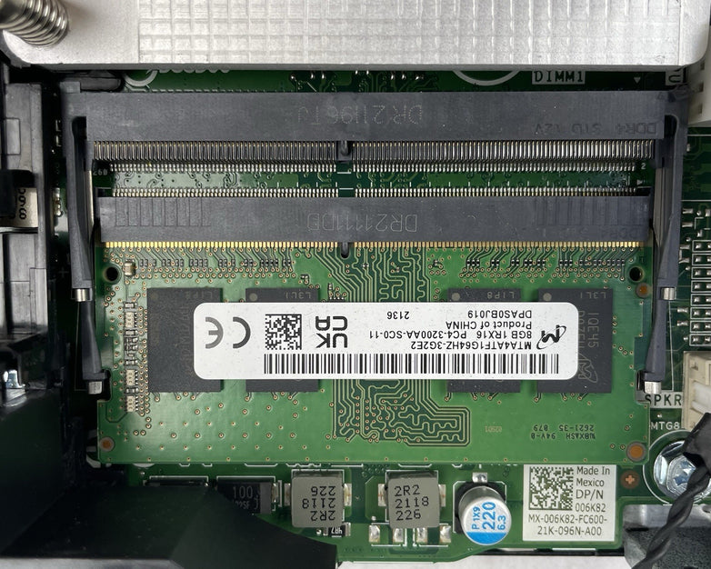 Dell Optiplex 3080 Micro i3-10100T 3.00 GHz 8 GB RAM W/AC No SSD/OS