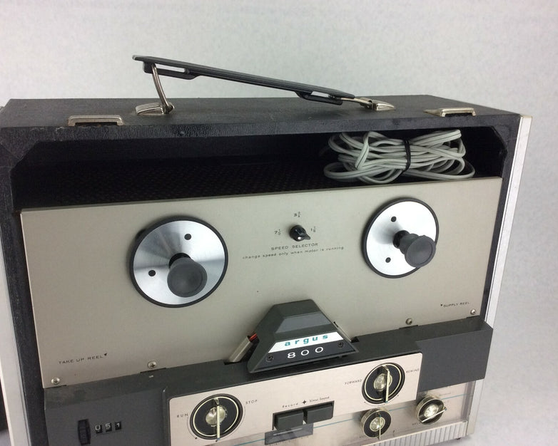 Argus Model 800 Reel to Reel Tape w/ Speakers - No Output
