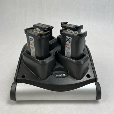 Symbol SAC9000-4000R Charging Cradle and 4 Batteries Untested