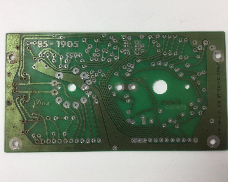 VINTAGE (1978 Copyright) Heath Company 85-1905-1 Circuit Board