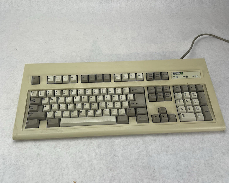 Zenith ZKB-3 163-86US GJK101RX-5 Vintage Mechanical Keyboard  Untested