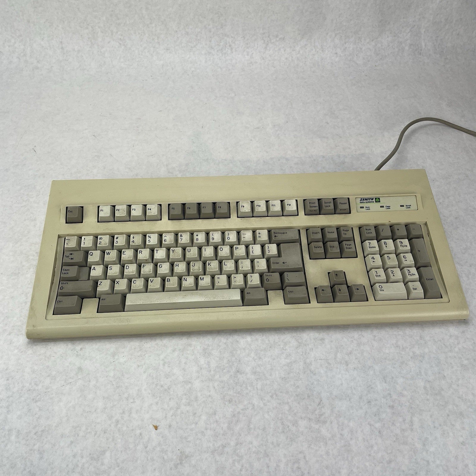 Zenith ZKB-3 163-86US GJK101RX-5 Vintage Mechanical Keyboard  Untested1