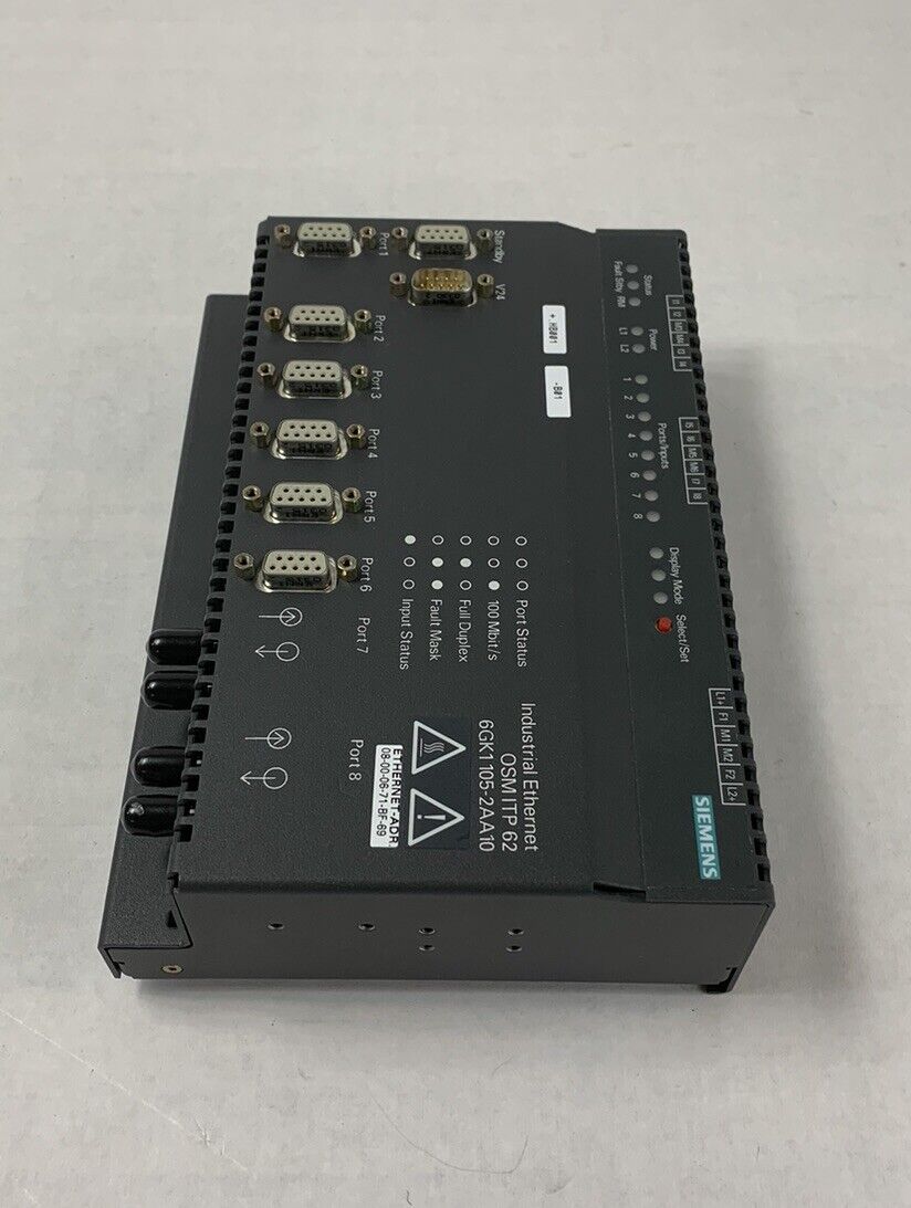 Siemens SIMATIC 6GK1105-2AA10 Industrial Optical Switch Module OSM ITP 62