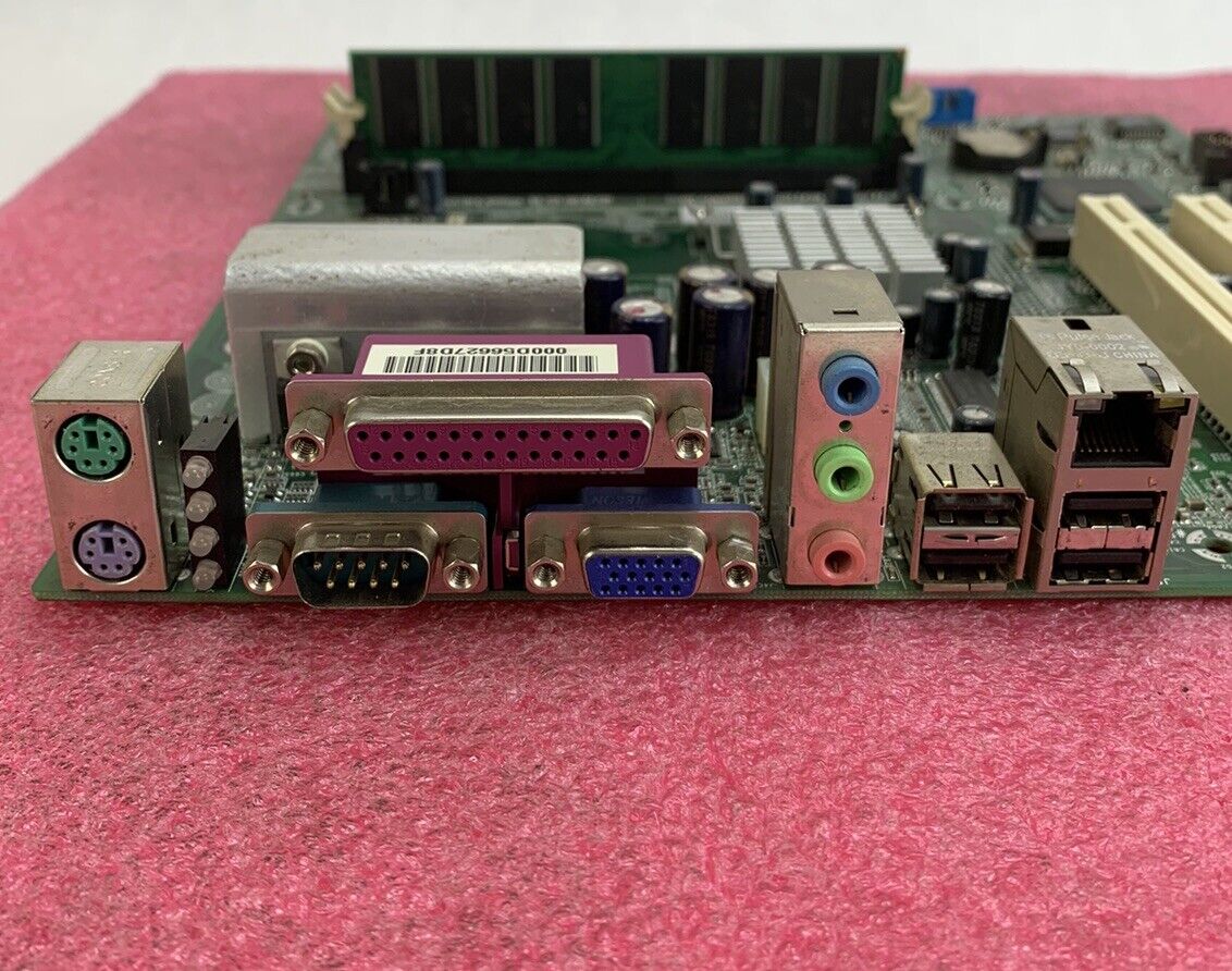 Dell Dimension 2400 MT Motherboard Intel Celeron 2.4GHz 768MB RAM No Shield