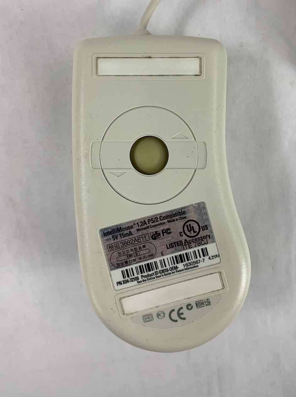 Microsoft IntelliMouse X04-72169 PS/2-Wired Mouse6