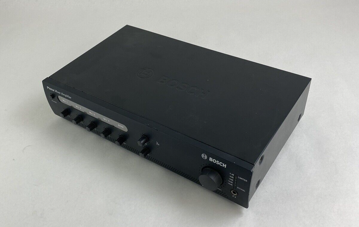 Bosch PLE-1ME120-US Plena 120 Watt 4-Channel Mixer Amplifier Tested