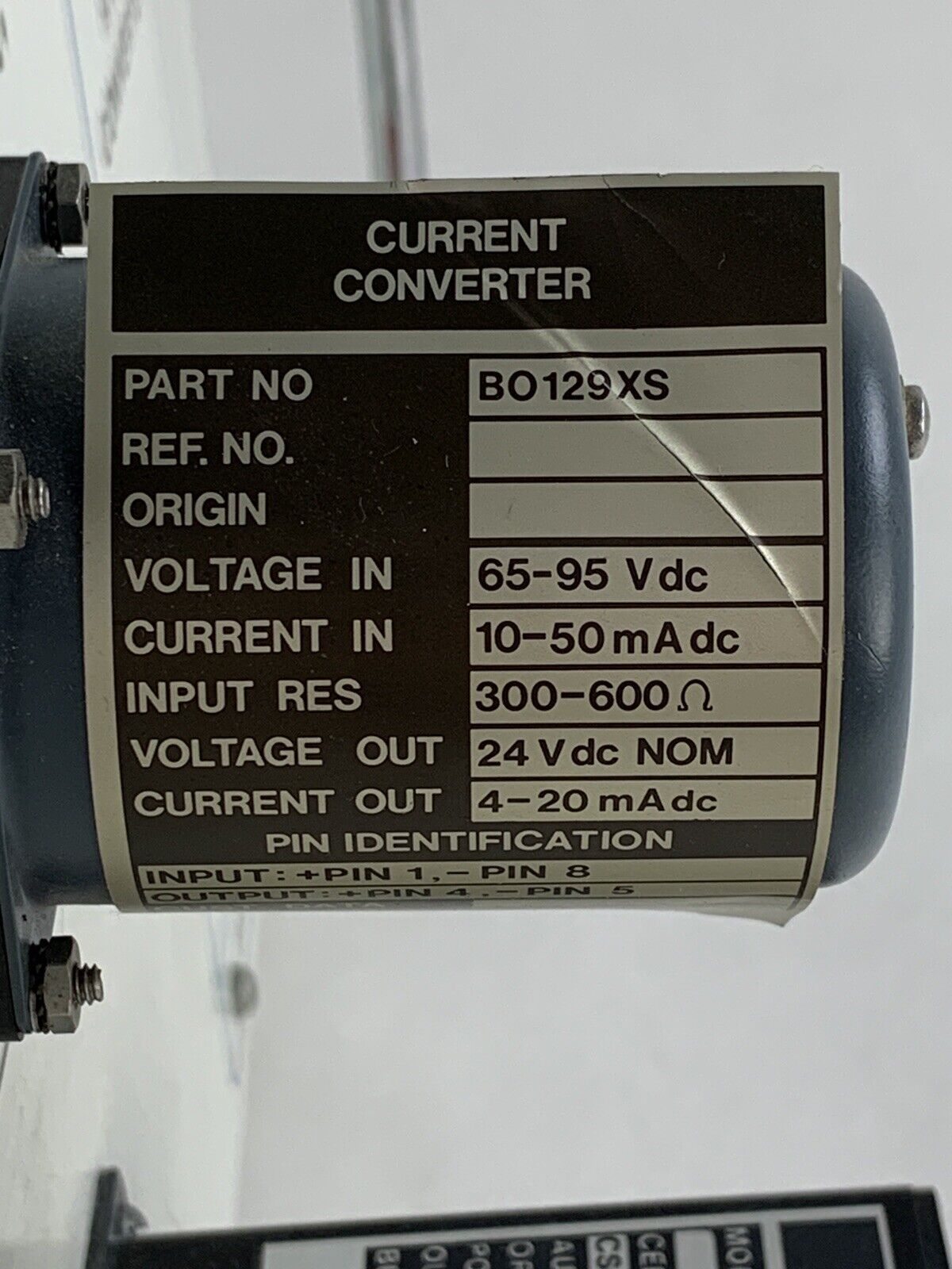 Lab-Volt 3593-K0 Industrial RTD/I Converter Untested