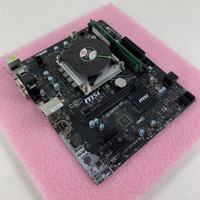 MSI H110M ECO-S01 Intel Celeron G3900 2.80GHz 8 GB Ram LGA1151 Motherboard No IO