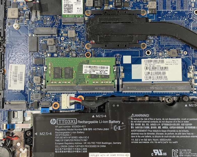 HP EliteBook 850 G6 15.6" i7-8665U 1.90 GHz 8 GB RAM No SSD/OS/AC - Corner
